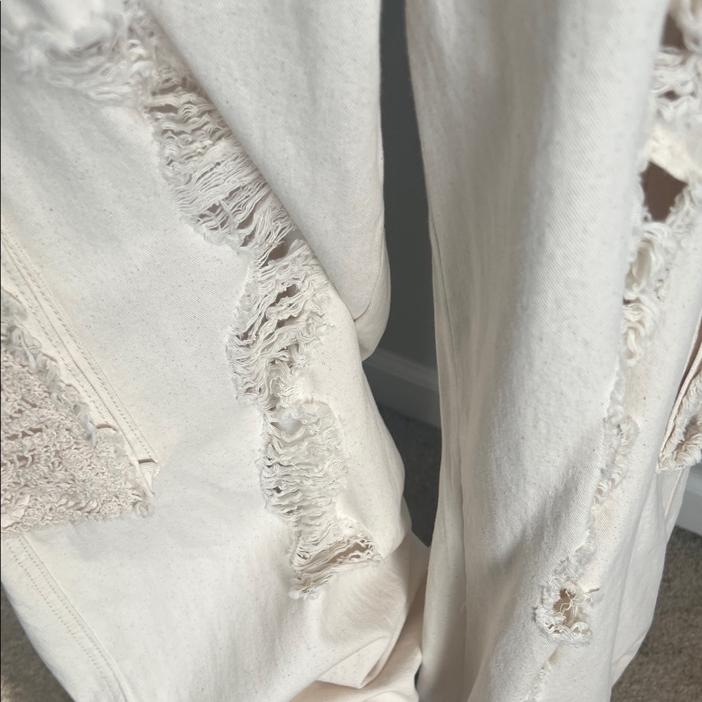 POL Cream Cargo Jeans for Women - Picture 5 of 12